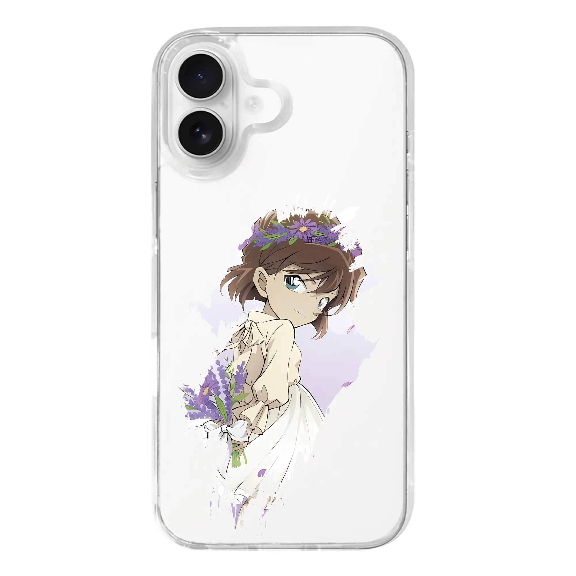 名探偵コナン グッズ 灰原 哀 - iPhone 17シリーズ 透明スマホケース – 薄型・耐衝撃・精密フィット保護カバー